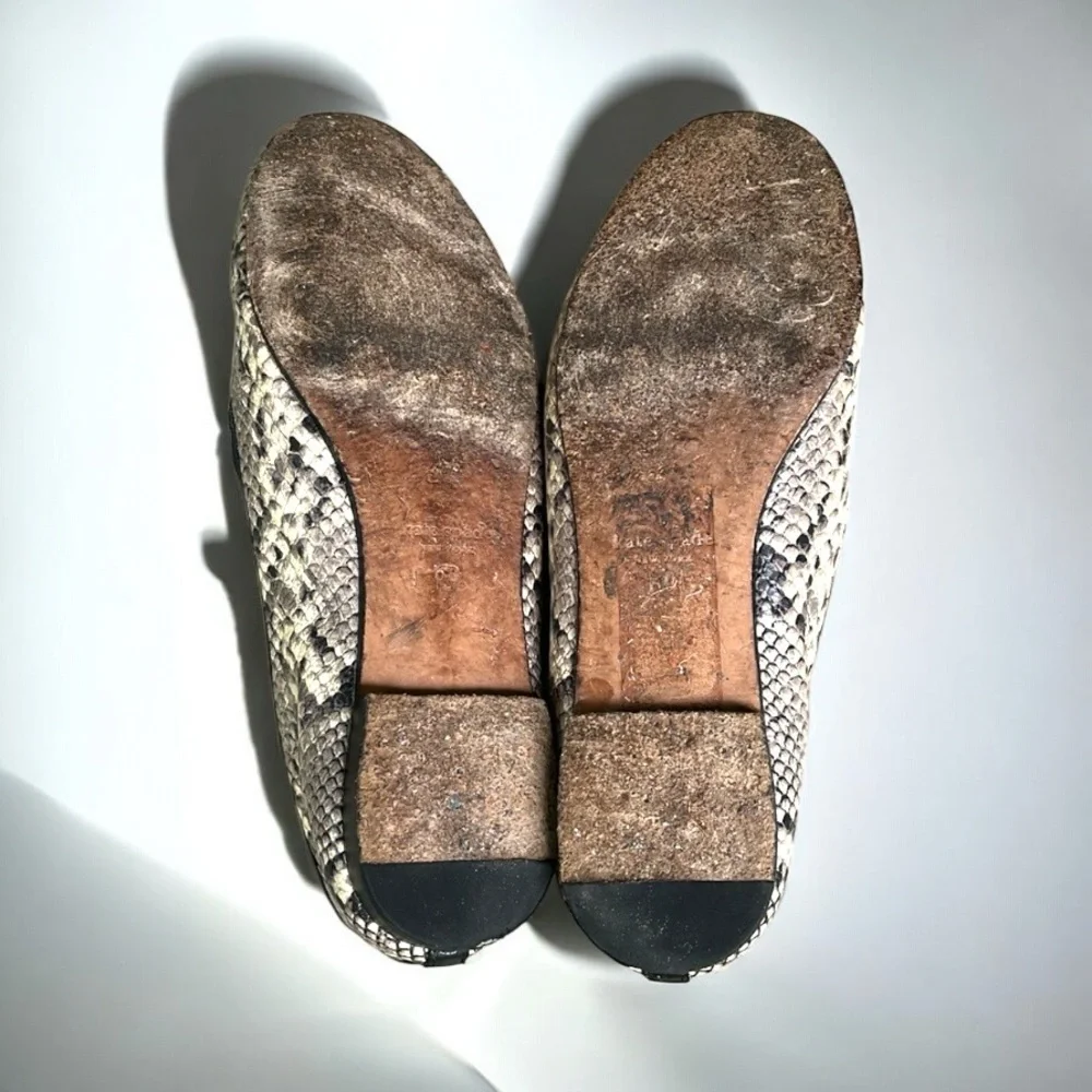 Kate Spade New York Grey Animal Print Torte Loafer Size 6B